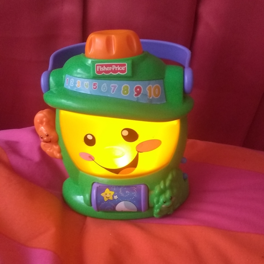 Baby fisher price talking lamp